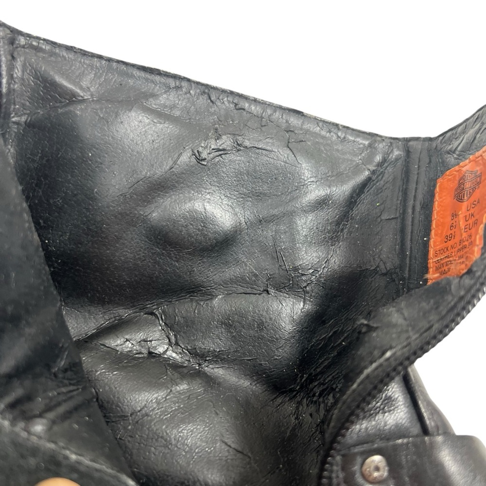 Harley-Davidson Black Heeled Boots - Picture 9 of 16